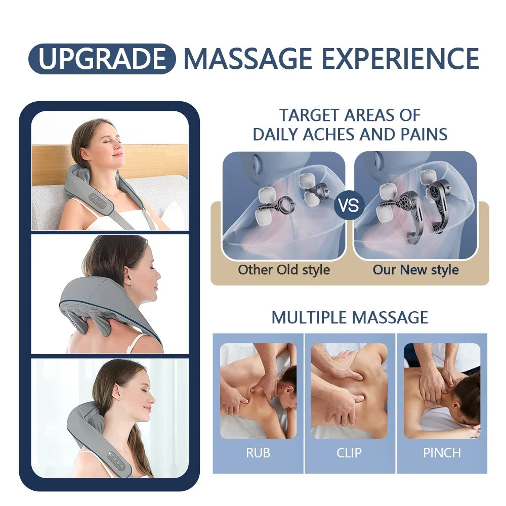 RelaxPro Neck Massager: Your relaxation haven at home!