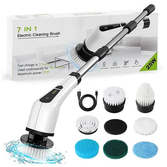 Total Clean: The 7-in-1 Electric Brush Kit