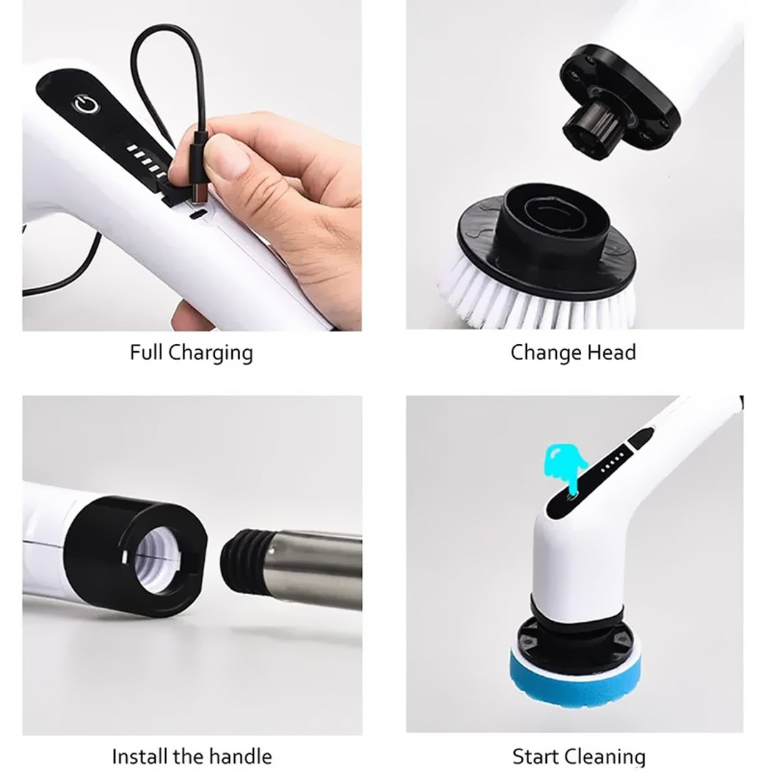 Total Clean: The 7-in-1 Electric Brush Kit